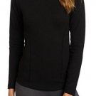 NWT Duofold Women's Thermal Wicking Crew Warmer Top sz S Black KMW3