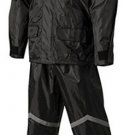 NWOT Nelson Rigg SR-6000 Stormrider 2-Piece Rain Suit sz L Black