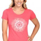 NWT Columbia Feather Medallion Short Sleeve Tee sz M Geranium Heather