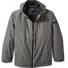 NWOT Tommy Hilfiger Mens Mountain Cloth 3-In-1 Systems Jacket sz S Heather Grey