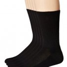 NWT Hanes 5-Pack Ultimate X-Temp Crew Socks Shoe Size 6-12 Black