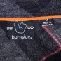 Burnside Mens Shutdown Plaid Flannel Button Down L/S Shirt sz M Heather Charcoal