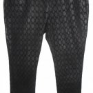 NYDJ Not Your Daughter's Snakeskin Print SKINNY Black/Ash Gray Jeans sz 18P