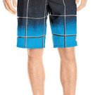 NWOT Quiksilver Men's Electric Stretch 21" Boardshorts Black/Blue ~ 40x21