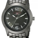 U.S. Polo Assn. Classic Mens US8444EXL Black Dial Extra Long Gun Metal NIB