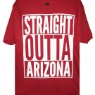 Straight Outta ARIZONA (Cardinals Football Red) T-Shirt sz Large