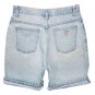 Vtg 80s 90s GUESS Light-Blue Faded Denim High-Waist Mom Jeans Shorts Grunge S