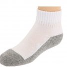 Jefferies Socks Big Boys' Seamless Toe Athletic Quarter Socks 3-Pack Large 9-11