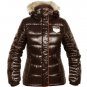 NWT Bergans Of Norway Bodo Down Jacket sz XS Dark Brown Bubble Puffer Coat