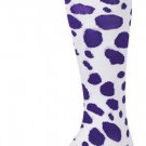 TCK Krazisox Leopard Cat Spots Print Elite Volleyball Long Knee-High Socks sz S