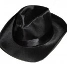 HMS Satinblack Gangster Hat Black Halloween Costume