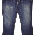 BKE Denim Buckle Jeans WENDI Boot Cut DARK Mid-Rise Stretch Sz 29 x 31 1/2