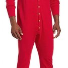 NIP Duofold Men's Mid Weight Double-Layer Thermal Union Suit sz M Red Warmest