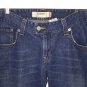 Levis 504 Size 18M Slouch Denim Blue Flap Pocket Boot Cut Denim Jeans Distress
