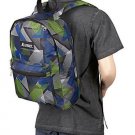Everest Basic Economic Polyester Basic Pattern Backpack Bag Blue/Green One Size