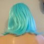 NWT Liz Wig Straight Bob Heat Friendly Cosplay Party Sky Blue Wig 14"