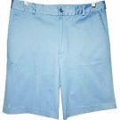 Ralph Lauren Golf Blue Walking / Bermuda Shorts Flat Front Diagonal Pockets sz 6