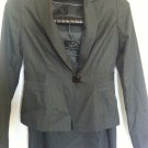 Calvin Klein CS1N6973 2pcs Suit Set Charcoal White Strip Size2