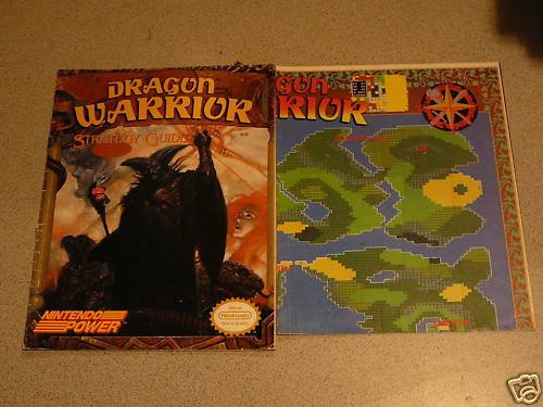 Dragon Warrior Nes Nintendo Power Strategy Guide Map