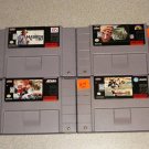 NFL QUARTERBACK CLUB 96 SHARPE END 2 END SNES 4 GAMES