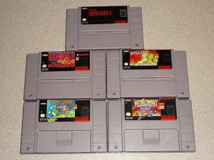 BAZOOKA BLITZ YOSHI BATTLE SNES SUPER SCOPE 10 GAMES