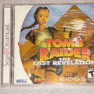 TOMB RAIDER LAST REVELATION SEGA DREAMCAST NEW SEALED