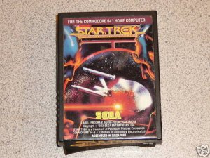 STAR TREK STRATEGIC SIMULATOR COMMODORE 64 C64 CART