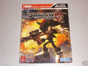 SHADOW THE HEDGEHOG PRIMA STRATEGY GUIDE PS2 XBOX GC