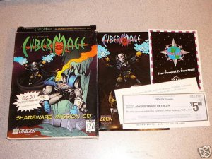 CYBER MAGE SHAREWARE MISSION CD PC NEW MIB ORIGIN RARE