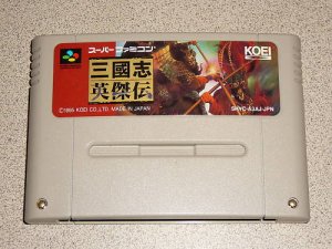ROMANCE THREE KINGDOMS 3 KOEI SFC SUPER FAMICOM IMPORT