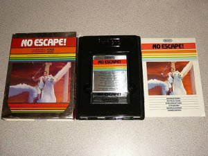 NO ESCAPE 100% COMPLETE ATARI 2600 VERY RARE IMAGIC