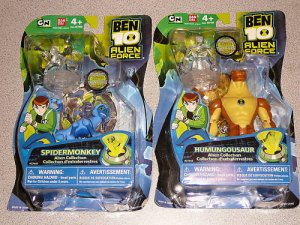BEN 10 ALIEN FORCE HUMUNGOUSAUR SPIDERMONKEY NEW SEALED