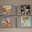 STAR WARS BATTLE NABOO ROGUE 4 GAMES N64 NINTENDO 64