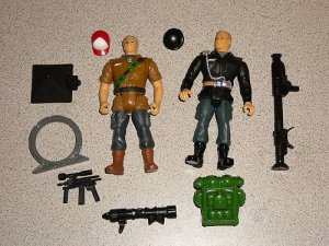 STARGATE ACTION FIGURES DANIEL & JACK COMPLETE ? 90s