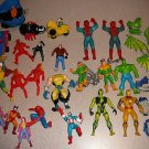 HUGE MARVEL TOY FIGURE COLLECTION WOLVERINE SPIDER MAN