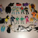 HUGE BATMAN TOY FIGURE COLLECTION ACCESSORIES DC COMICS
