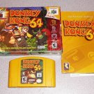DONKEY KONG 64 N64 NINTENDO 64 100% COMPLETE BOXED