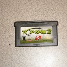 TOP SPIN 2 TENNIS GBA GAMEBOY ADVANCE DS GAME BOY