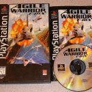 AGILE WARRIOR F-IIIX LONG BOX PLAYSTATION PS1 100%