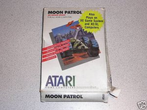 MOON PATROL ATARI XE XL 800 OUTER BOX ONLY VINTAGE