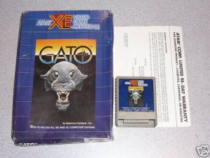 GATO ATARI XE XL 800 BOXED VINTAGE GAME