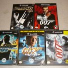 007 JAMES BOND ALL 5 GAMES NINTENDO GAMECUBE COLLECTION