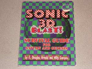 SONIC 3D BLAST SURVIVAL GUIDE SEGA SATURN & GENESIS SC