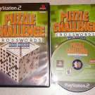 PUZZLE CHALLENGE CROSSWORDS MORE PS2 PLAYSTATION 2 100%