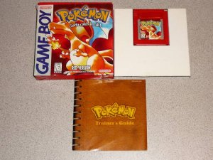 POKEMON RED VERSION COMPLETE BOXED GAMEBOY SAVES