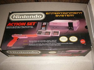 ACTION SET NES NINTENDO SYSTEM BOXED COMPLETE 100%