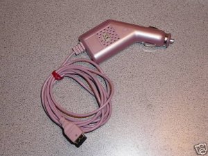 GAMEBOY ADVANCE SP CIGARETTE LIGHTER ADAPTER PINK
