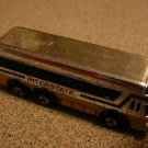 INTERSTATE CHROME BUS MICRO MACHINES VERY RARE