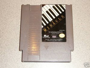 MIRACLE PIANO TEACHING SYSTEM NES NINTENDO RARE