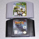 TUROK 1 & 2 N64 NINTENDO 64 2 GAMES MATURE